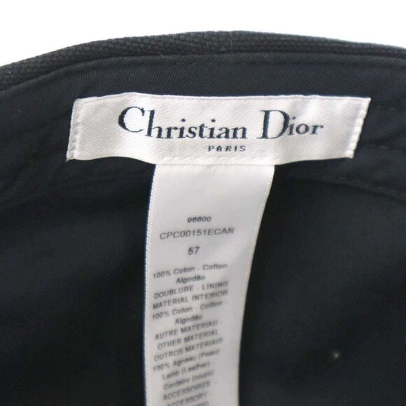 Dior Christian D-player Cap Black 57 main image 8